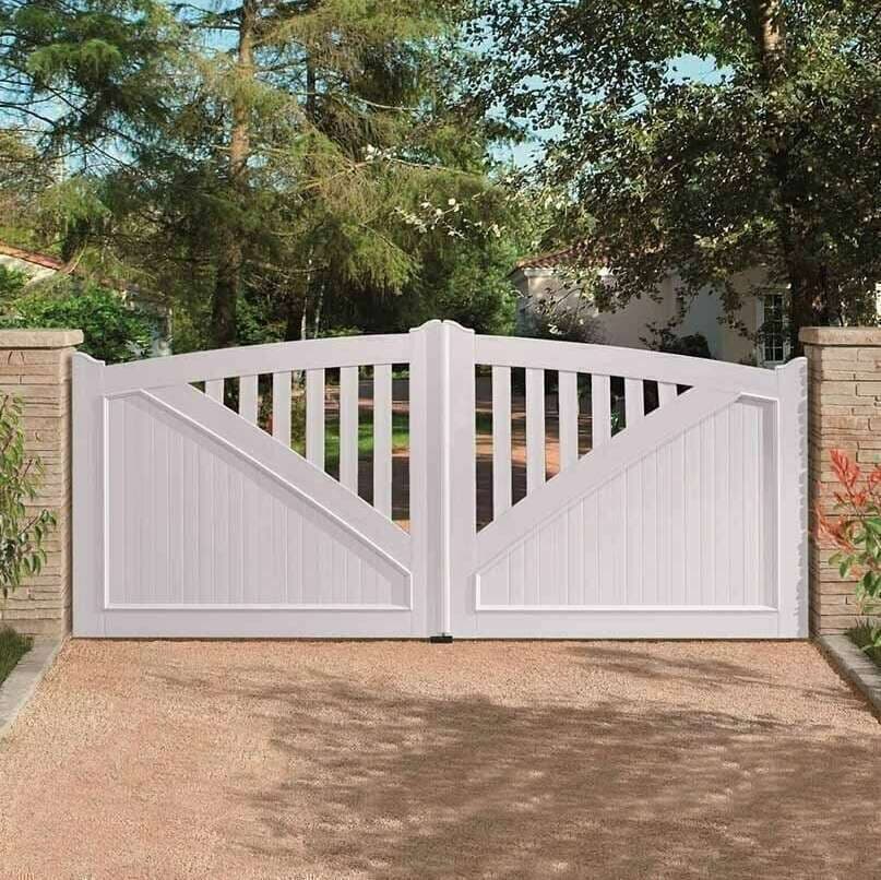 Portail en PVC