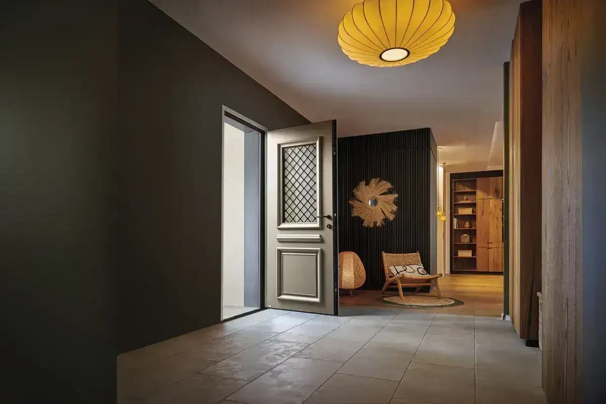 Porte d'entrée alu