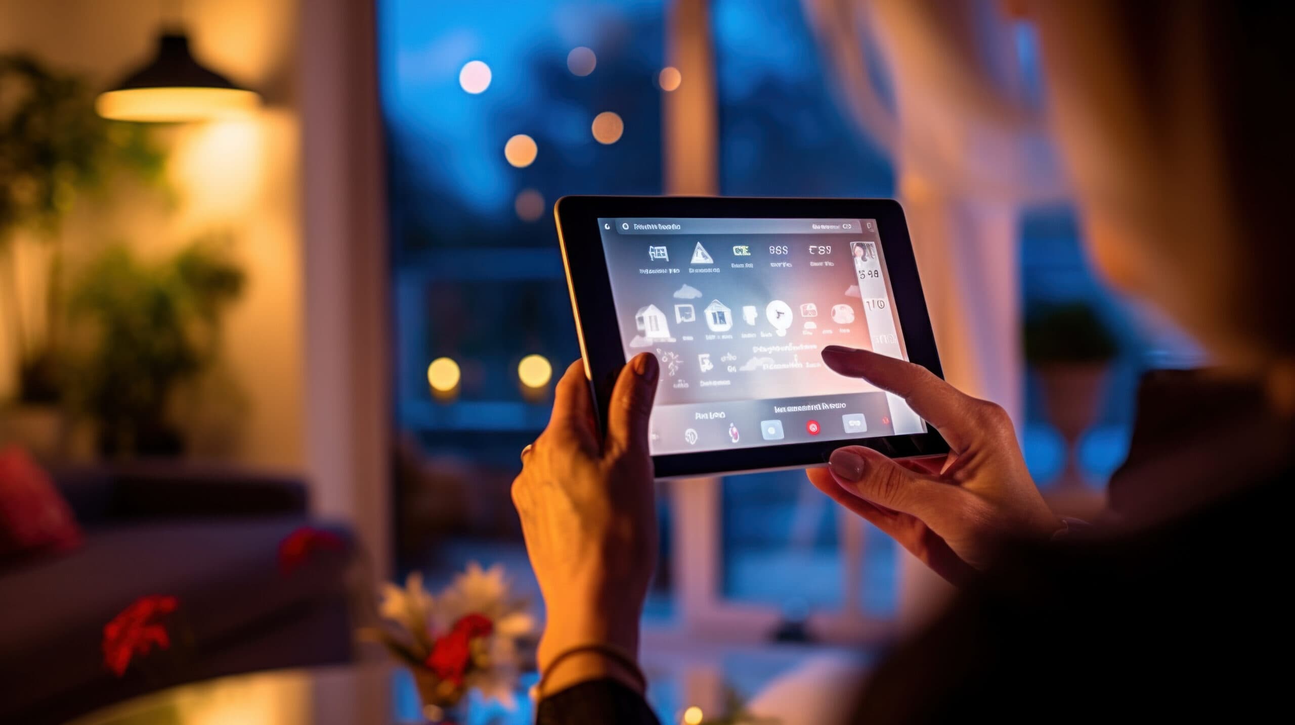 Pilotage domotique de la maison sur tablette